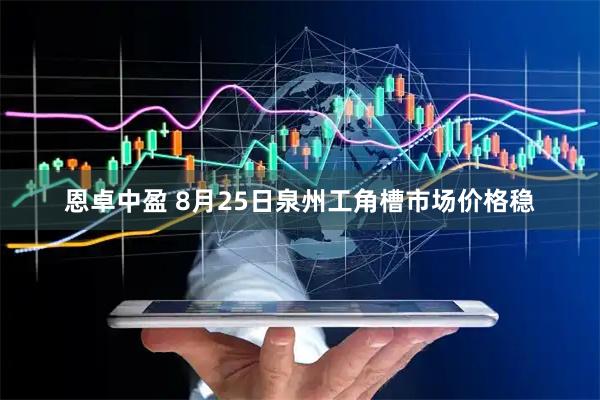 恩卓中盈 8月25日泉州工角槽市场价格稳